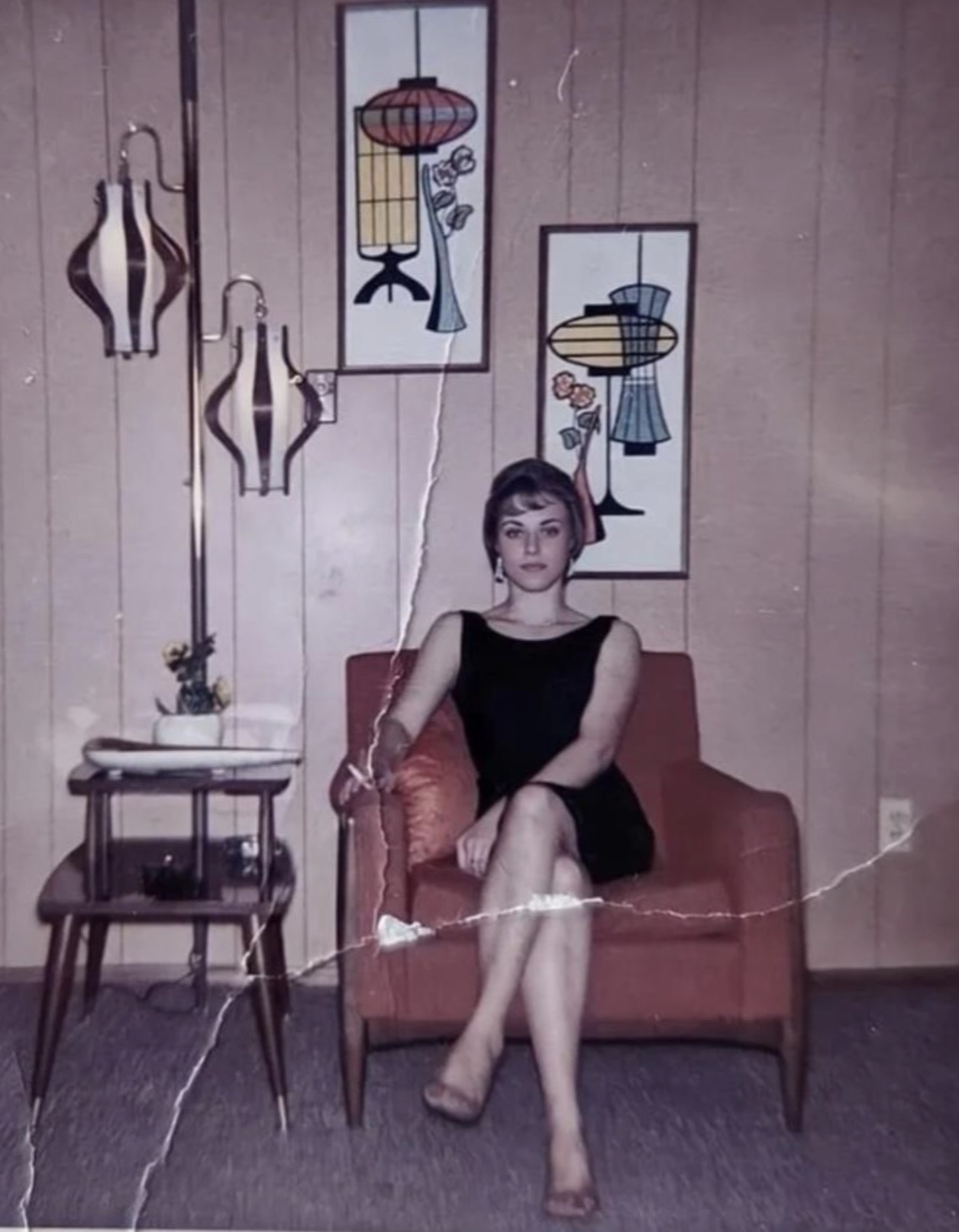 Unknown woman, 1960s. 